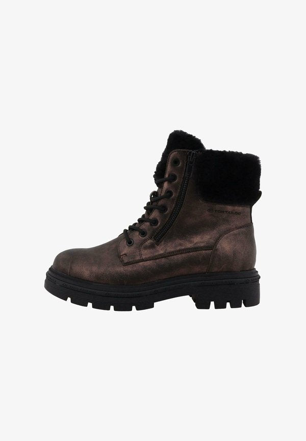 TOM TAILOR Winter boots - bronze