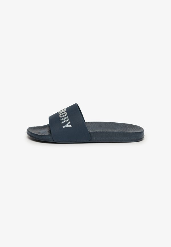 Superdry & Co Pool slides - blueberry navy silver