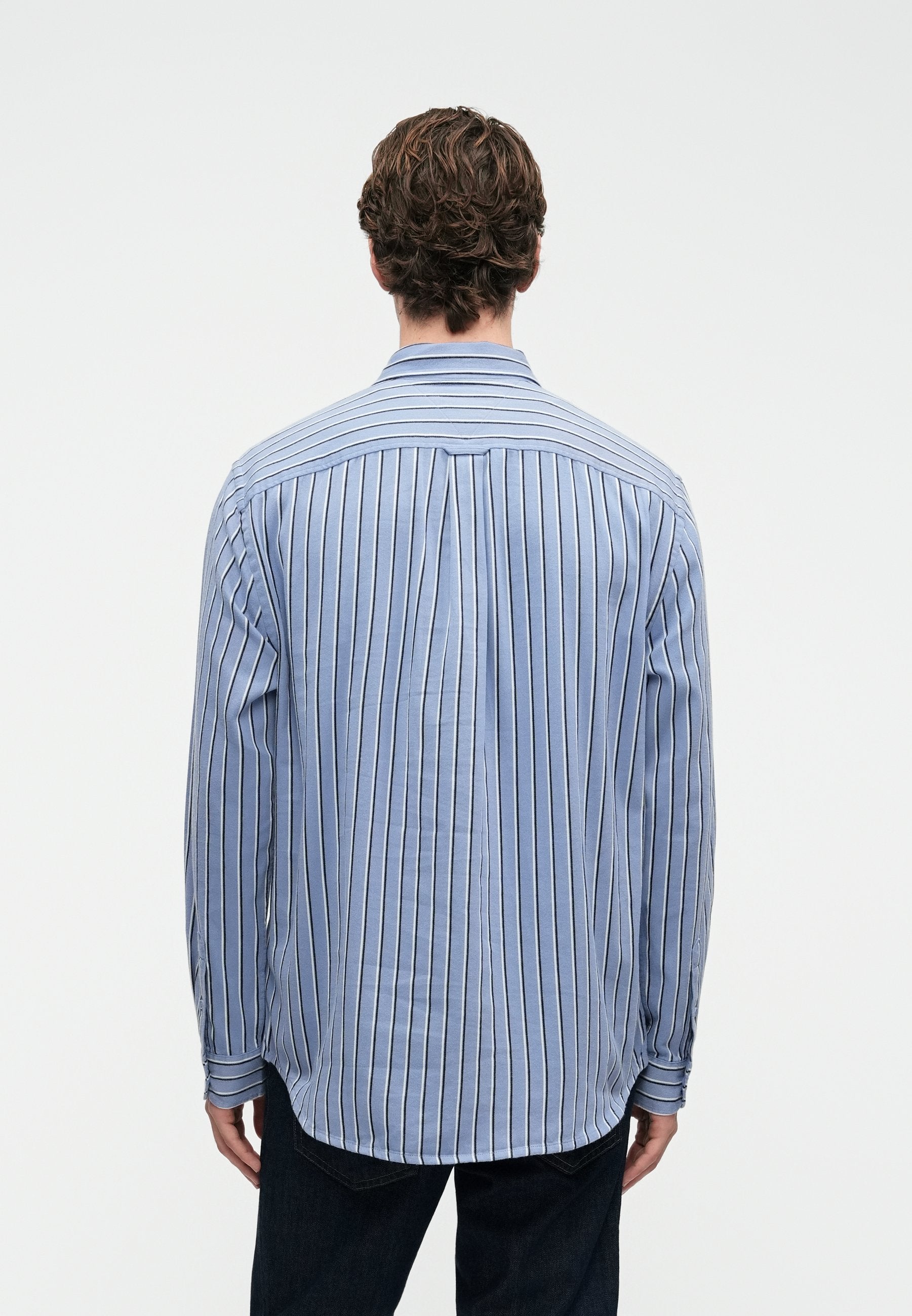 Tommy Jeans RELAXED FIT STRIPE TWILL SHIRT