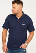 Jack & Jones RISE INFINITY - Polo shirt - navy blazer