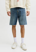 Jack & Jones LOOSE FIT SHORTS RELAXED FIT LOOSE FIT SHORTS - Denim shorts - blue denim