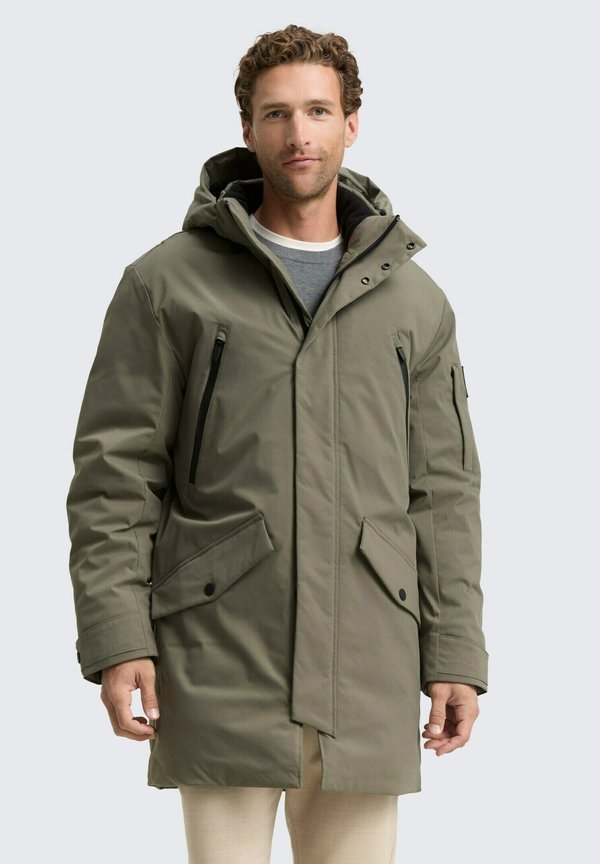 TOM TAILOR Parka - smokey olive green