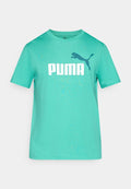 Puma 2 COLOR NO. 1 LOGO TEE - Print T-shirt - vibrant green