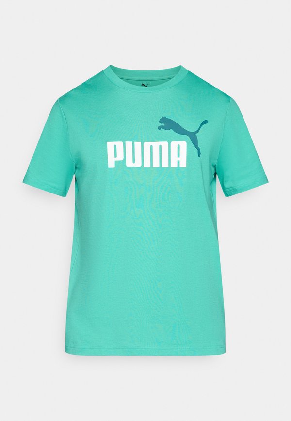 Puma 2 COLOR NO. 1 LOGO TEE - Print T-shirt - vibrant green