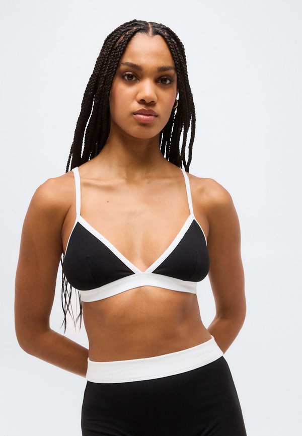 adidas Sportswear TRIANGLE BRALETTE - Triangle bra - black