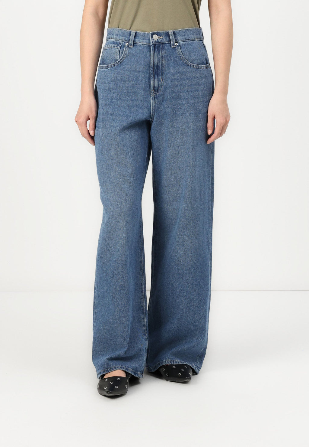 Wide-fit ONLHOPE High waist Wide Leg Fit Media 3