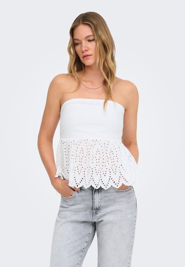 ONLY ONLTULUM - Top - bright white