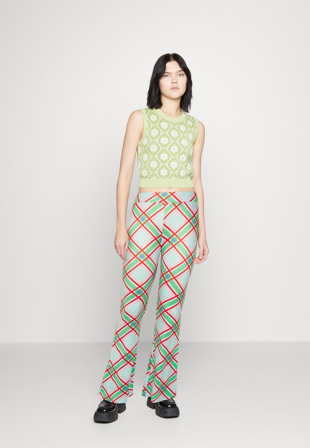 Neon & Nylon AUDREY FLARED PANTS