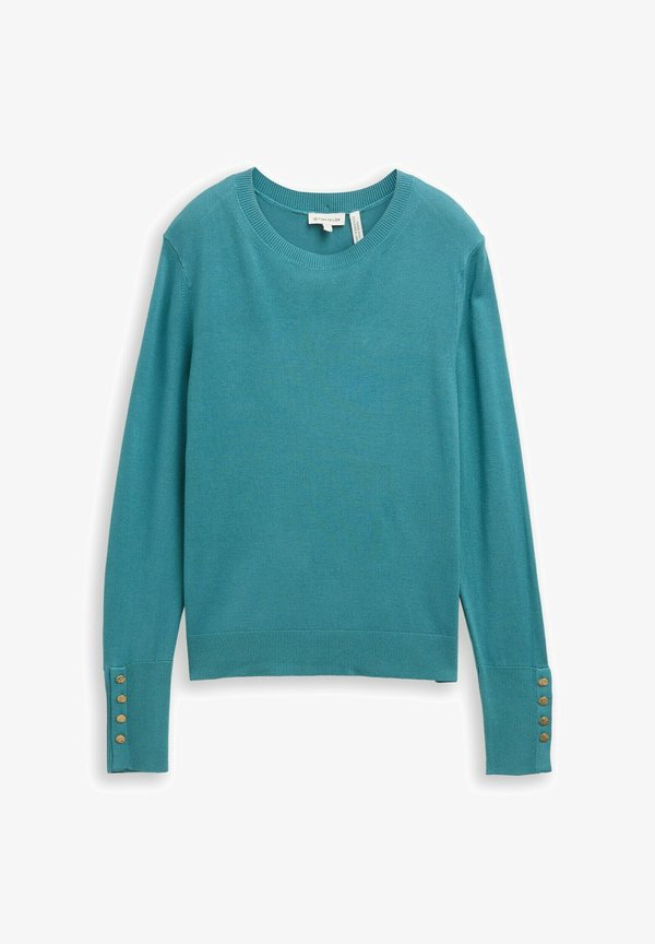 TOM TAILOR STRICKPULLOVER - Jumper - tropical teal