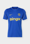 Nike Performance CFC - Sports T-shirt - bright blue/midwest gold-coloured/white