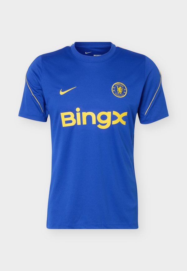Nike Performance CFC - Sports T-shirt - bright blue/midwest gold-coloured/white
