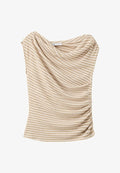 Mango ADULT - Print T-shirt - off-white