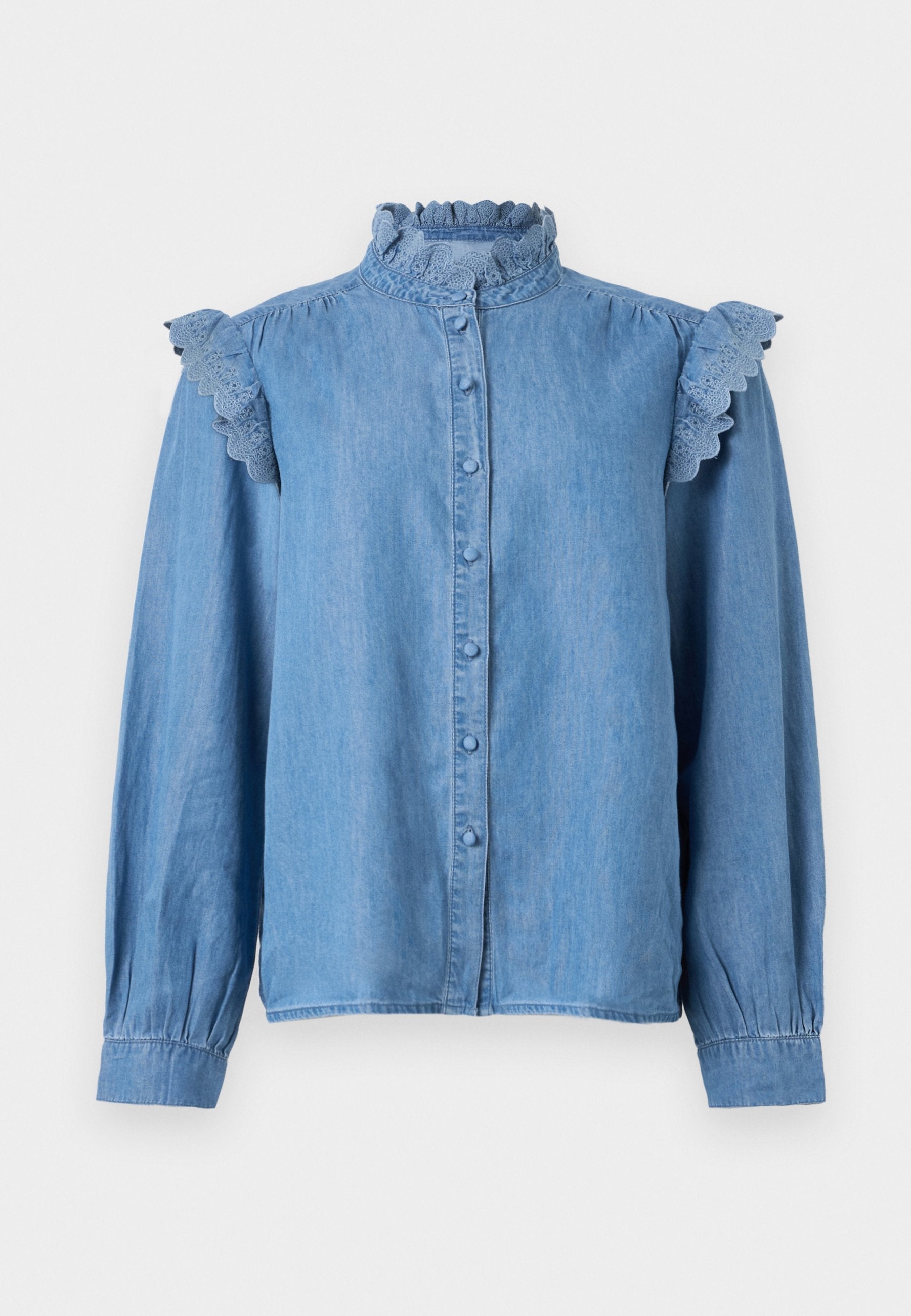 ONLPIPER FRILL SHIRT Media 1
