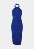 WAL G. ROCKY ZIP BACK MIDI DRESS
