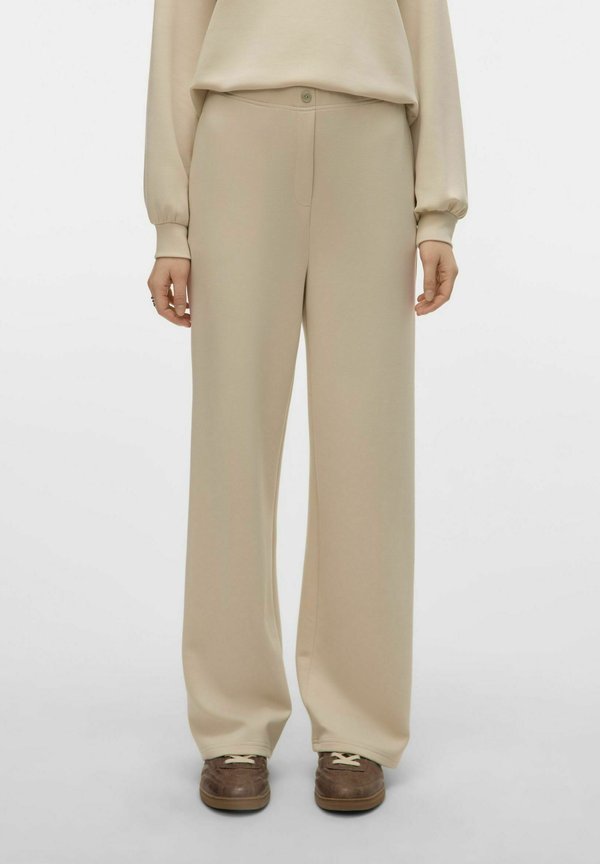 Vero Moda VMHALI High waist - Tracksuit bottoms - pumice stone
