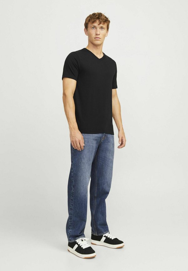 Jack & Jones 3-pack Plain - Basic T-shirt - black