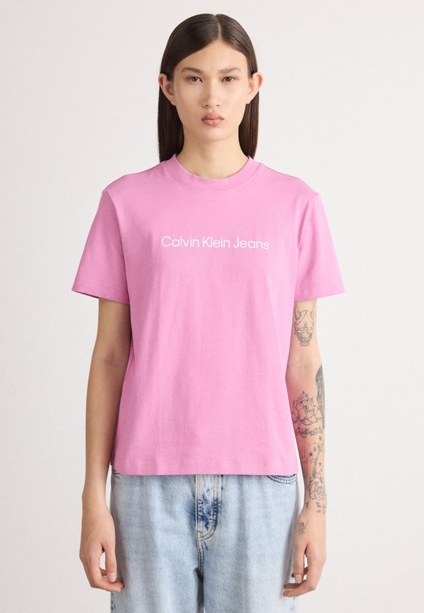 Calvin Klein Jeans LOGO CLASSIC TEE - Print T-shirt - raspberry cream