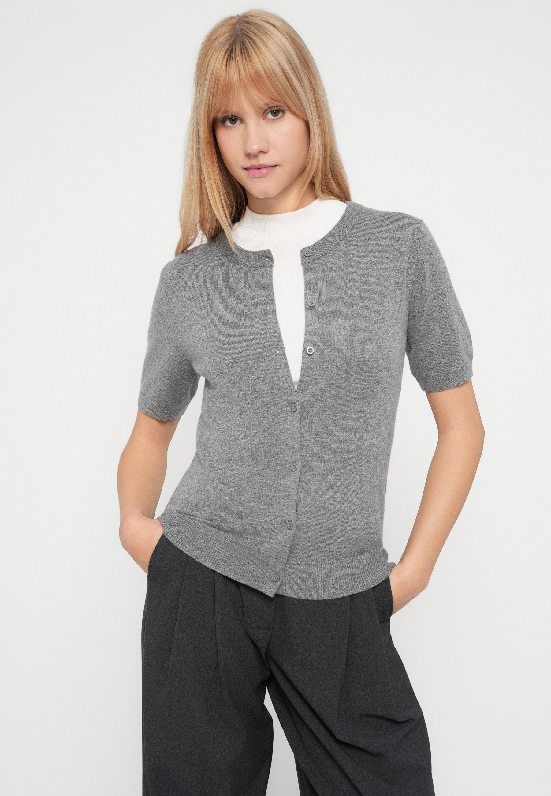 Pieces PCNORA O NECK CARDIGAN