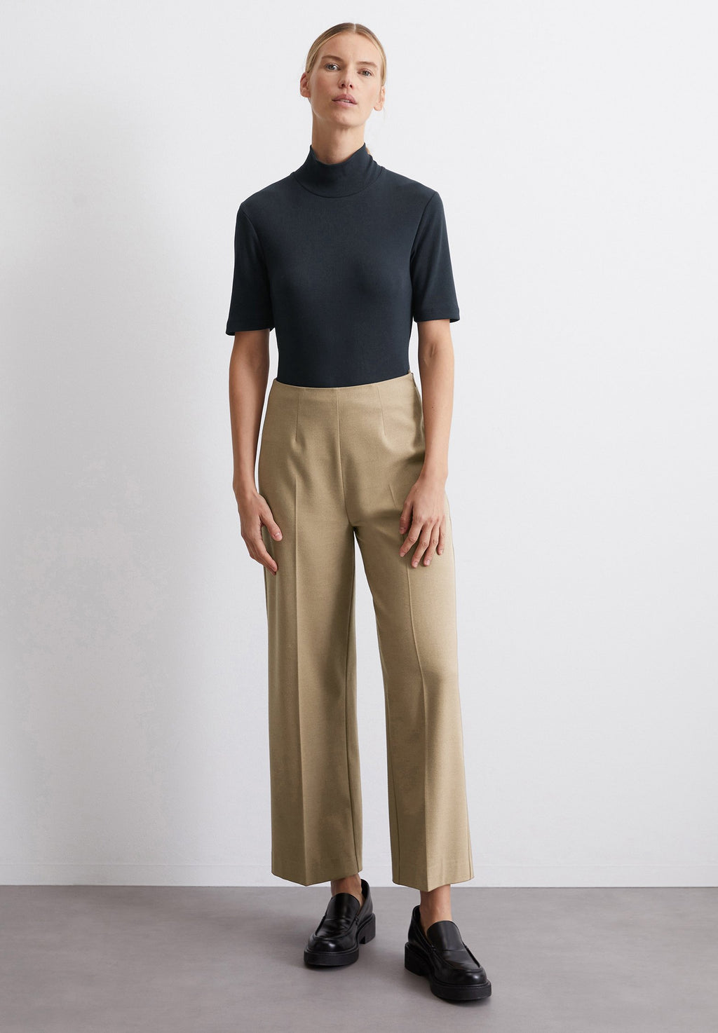 Marc O'Polo STAND-UP COLLAR SHORT SLEEVE