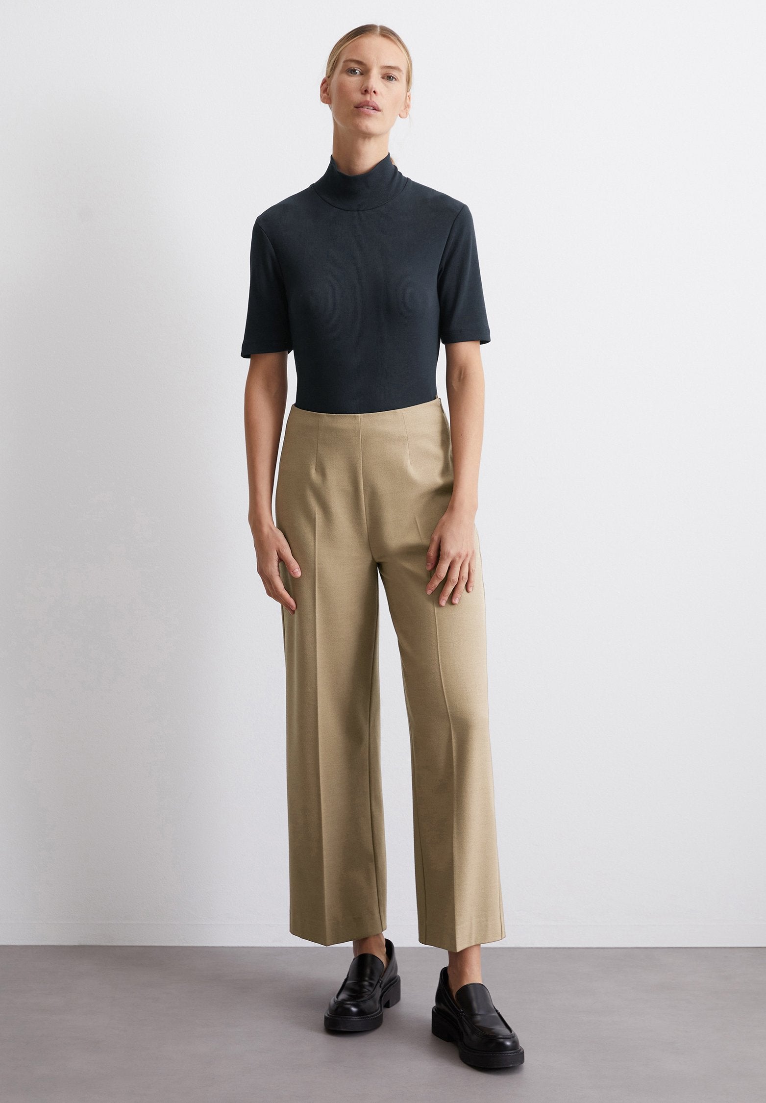 Marc O'Polo STAND-UP COLLAR SHORT SLEEVE