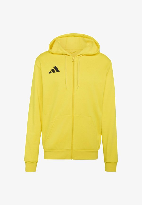 adidas Performance ADIDAS PERFORMANCE ENTRADA26 FULL ZIP HOODIE - Zip-up sweatshirt - team yellow/black