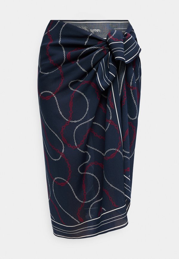 Tommy Hilfiger COVER UPS PAREO - Beach accessory - navy