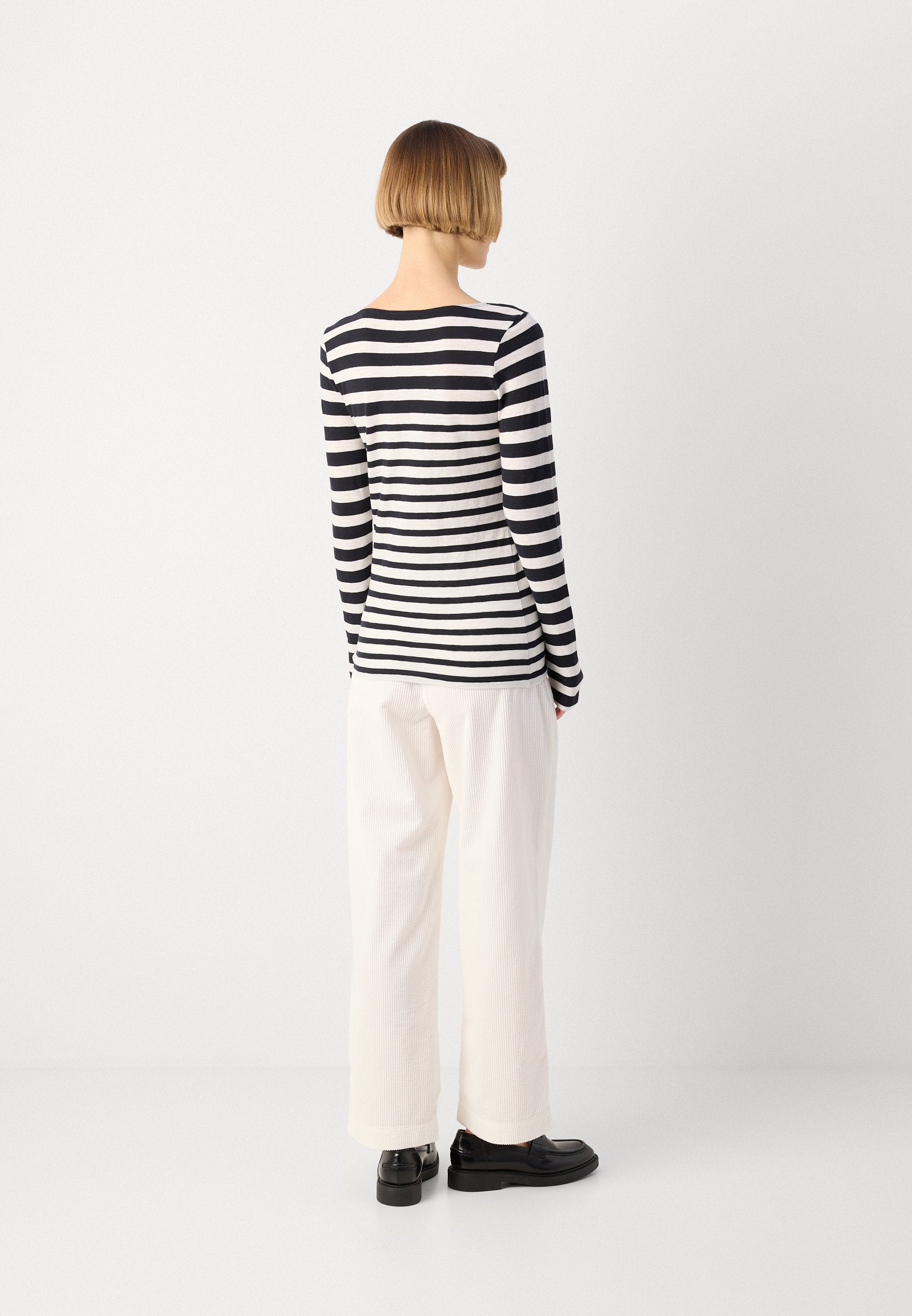 Marc O'Polo LONG SLEEVE BOAT NECK STRIPED