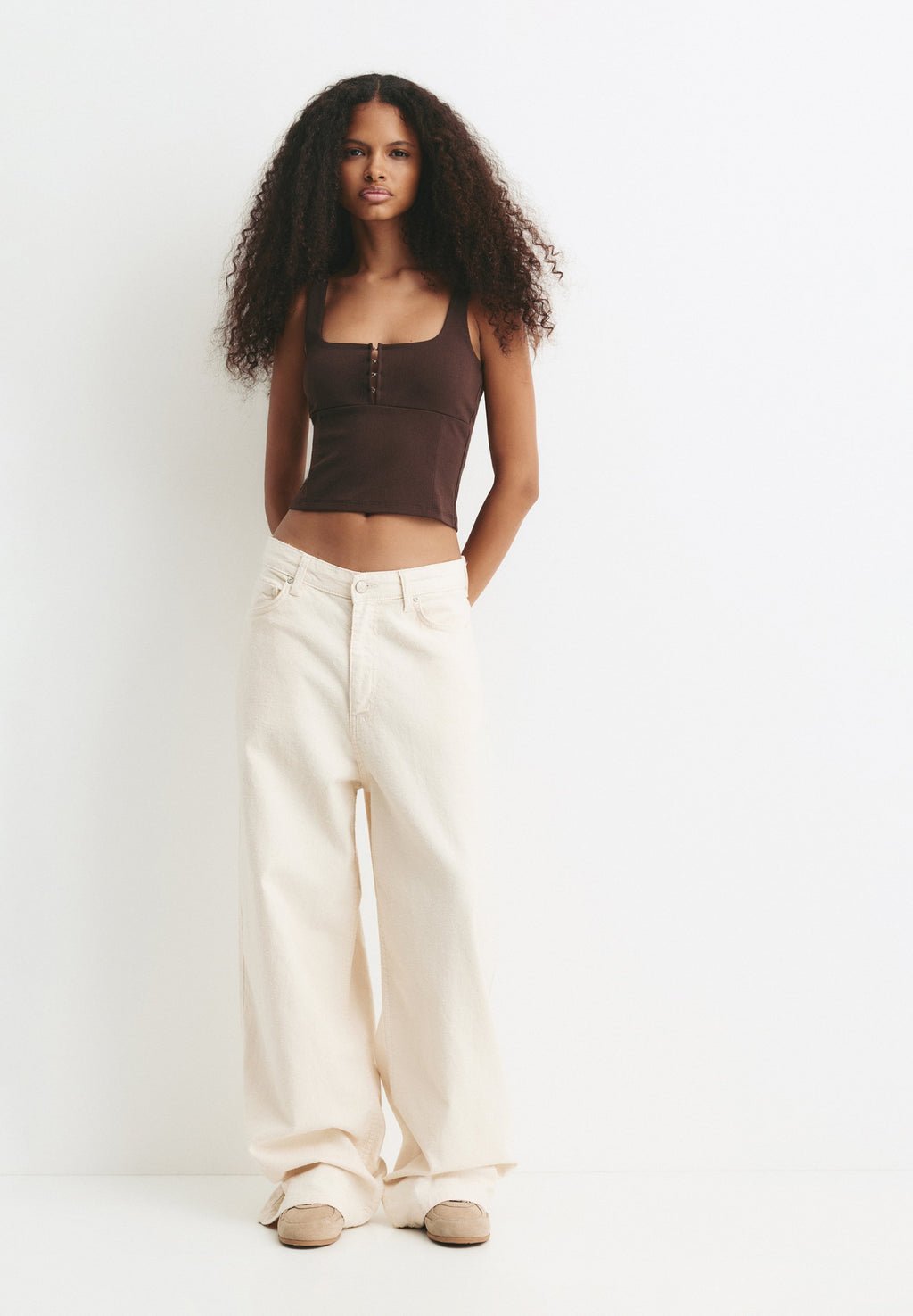 PULL&BEAR STRAPPY CORSETRY INSPIRED