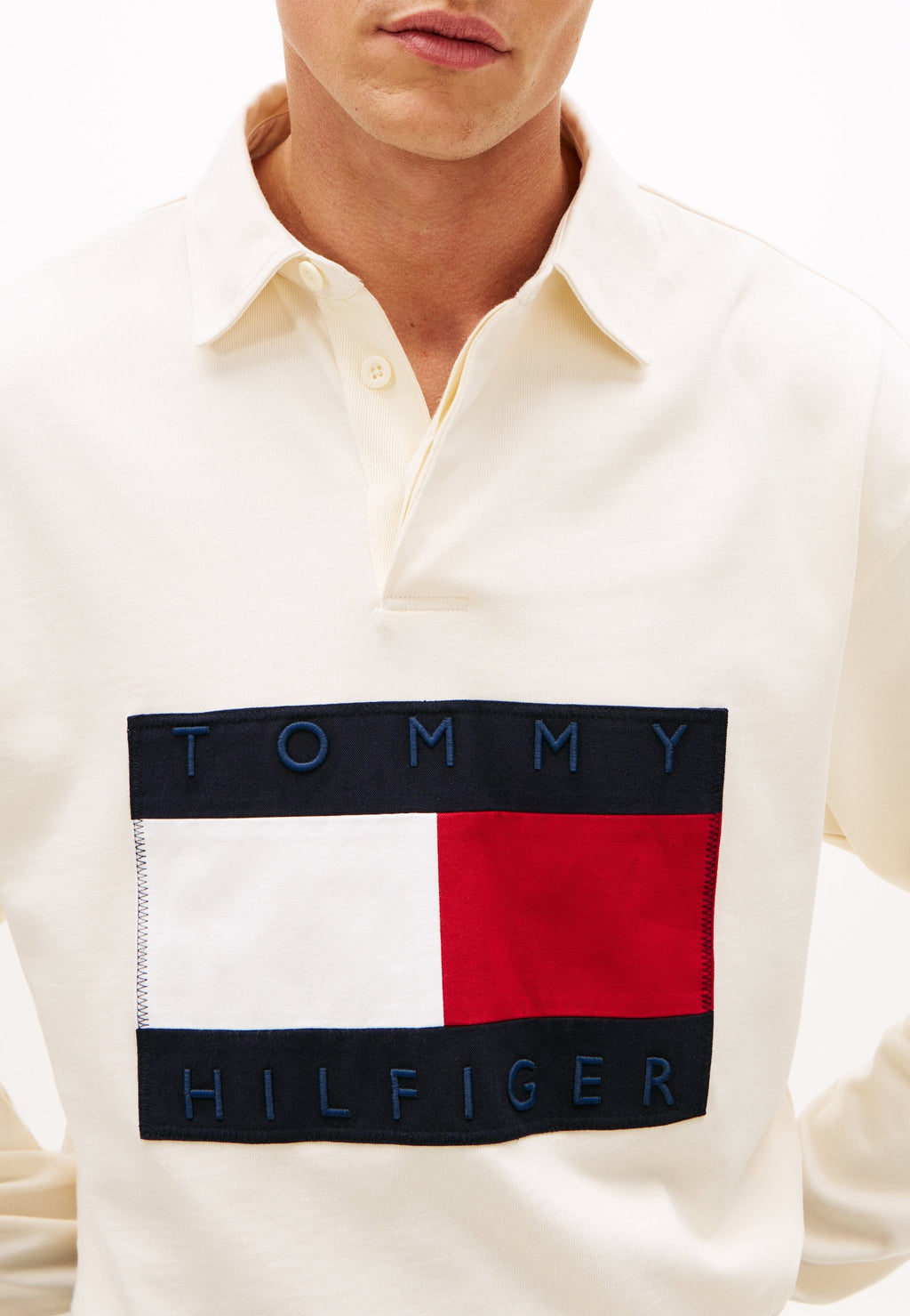 FLAG LOGO RELAXED RUGBY SHIRT Media 5