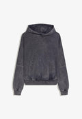 Bershka FADED BOXY FIT - HOODIE - Hoodie - blue grey