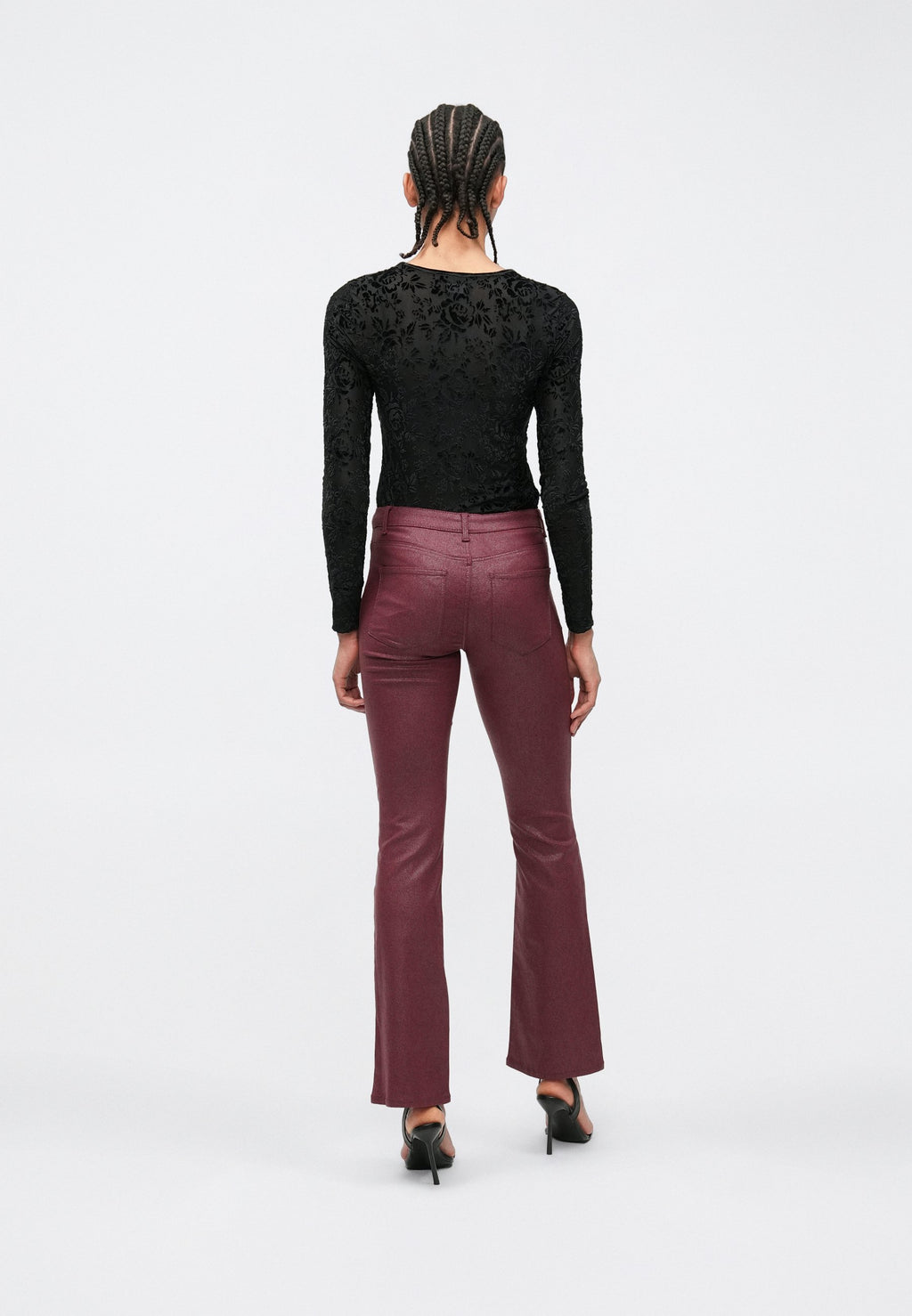 ONLCLARE FLARED GLITTER PANT Media 4