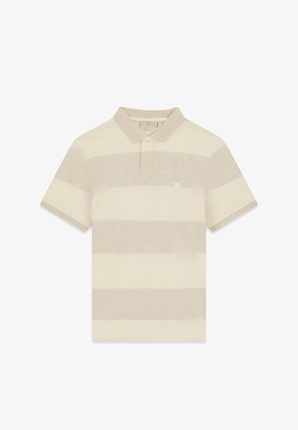 Guess GESTREIFTES POLO - Polo shirt - mehrfarbig beige