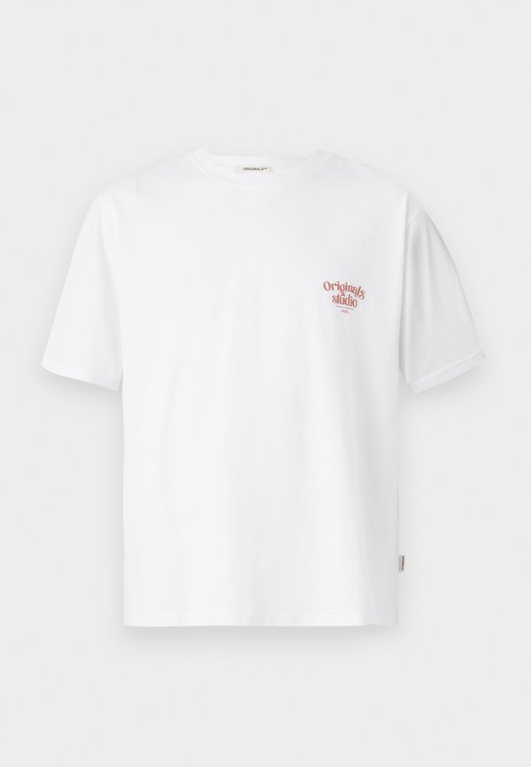 Jack & Jones Printed - Print T-shirt - bright white