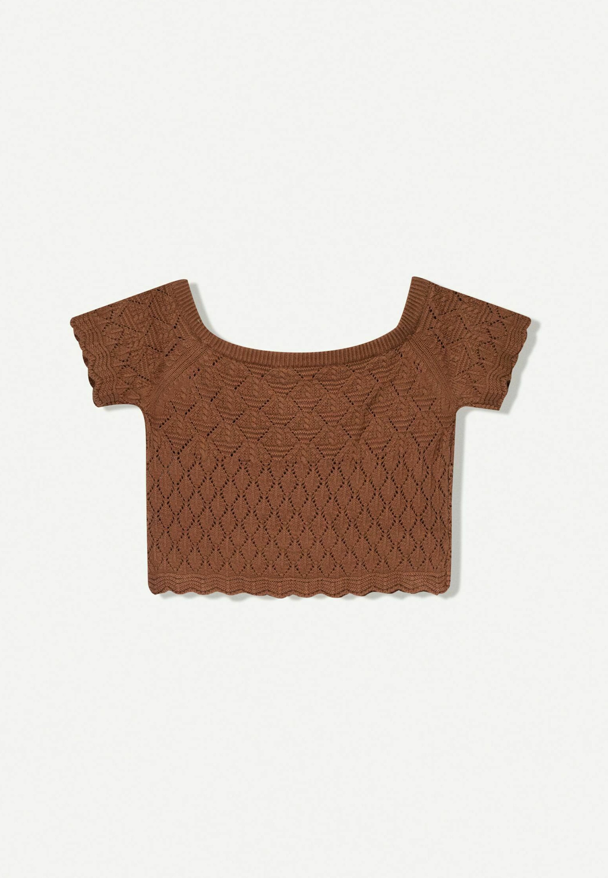 Bershka RUSTIC SHORT SLEEVE BARDOT