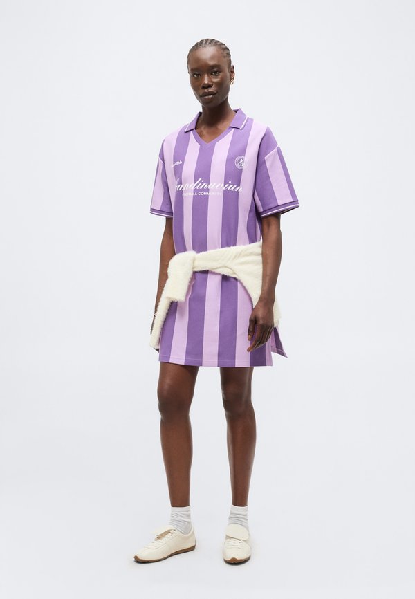 Marc O'Polo CLUB '67 FOOTBALL TRIKOT DRESS STRIPED