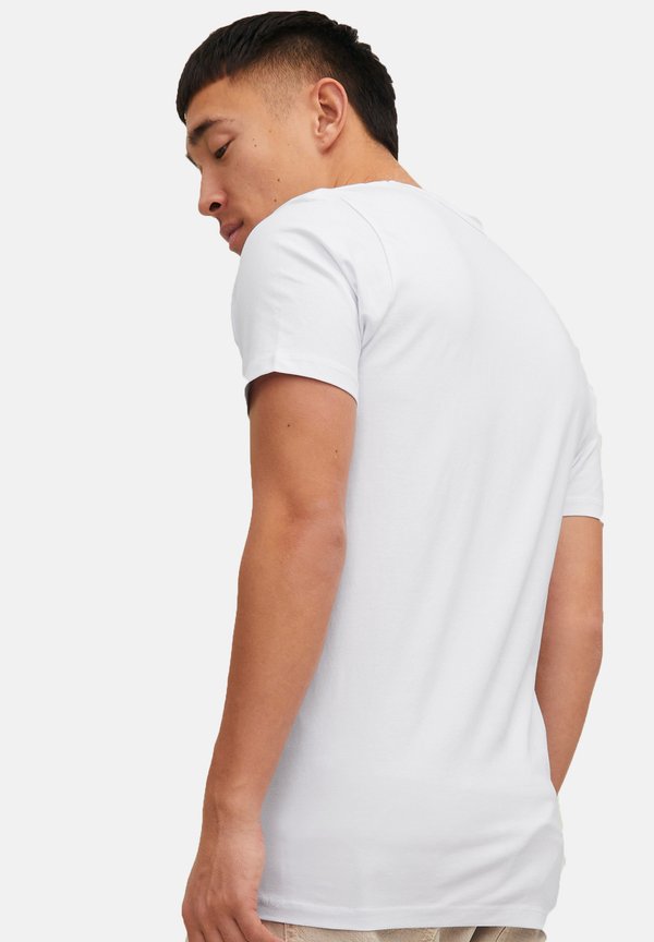 Jack & Jones 5 PACK - Basic T-shirt - dunkelblau/weiß