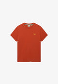 Superdry & Co SUPERDRY ESSENTIAL SERIF LOGO EMBROIDERED T-SHIRT.. - Basic T-shirt - pumpkin orange marl yellow