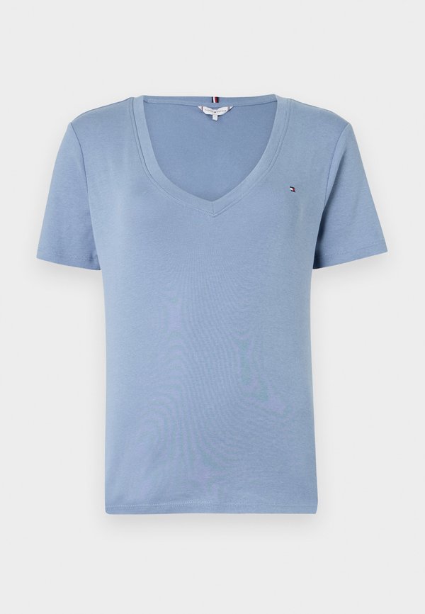 Tommy Hilfiger SLIM CODY V NECK - Basic T-shirt - clear water