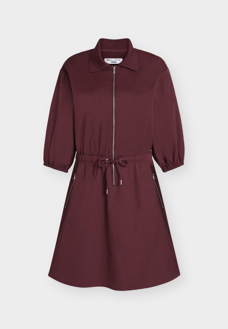 WOVEN DRESSES, ZIPPED POLO DRESS Media 1