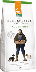 Trockenfutter Hund mit Bio Geflügel, Mini, Adult Defu