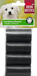 Hundekotbeutel (4x20 Stück) Dein Bestes