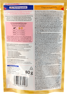 Hundeleckerli Chips, reich an Huhn, Exquisit Dein Bestes