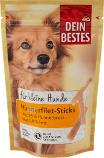 Hundeleckerli Hühnerfilet Sticks  Dein Bestes