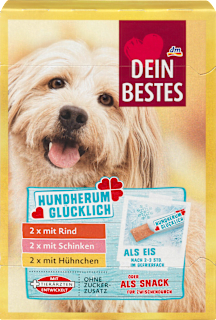 Hundeleckerli, Hundherum Glücklich, Multipack (6x20g) Dein Bestes