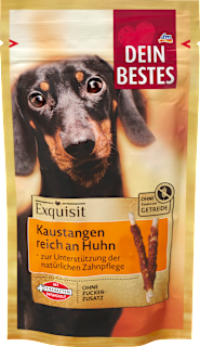 Hundeleckerli Kaustangen reich an Huhn, Exquisit Dein Bestes