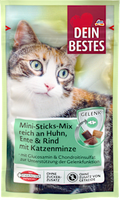 Katzenleckerli Mini Sticks mit Huhn, Ente, Rind & Katzenminze  Dein Bestes