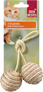 Katzenspielzeug, Sisalbälle mit Glöckchen Dein Bestes