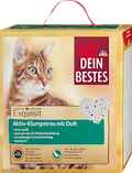 Katzenstreu Aktiv-Klumpstreu mit Aloe Vera Duft, Exquisit  Dein Bestes