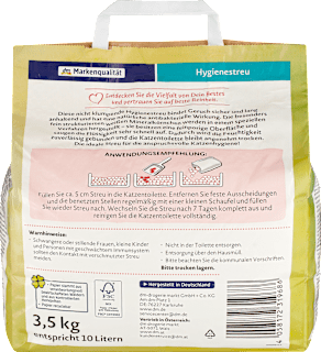 Katzenstreu Hygienestreu, antibakteriell Dein Bestes