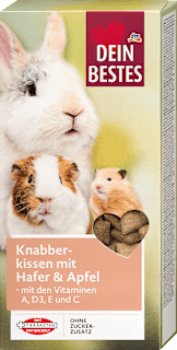 Nagersnack Knabberkissen mit Hafer & Apfel Dein Bestes